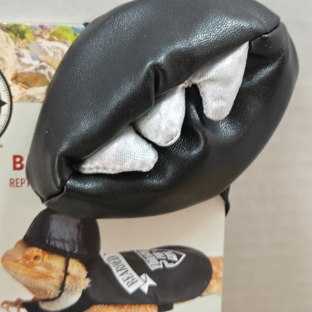 Bearded Dragon Biker Costume Pet Reptile Outfit Beardie Halloween Leather...
